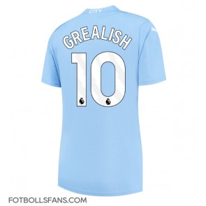Manchester City Jack Grealish #10 Replika Hemmatröja Damer 2023-24 Kortärmad